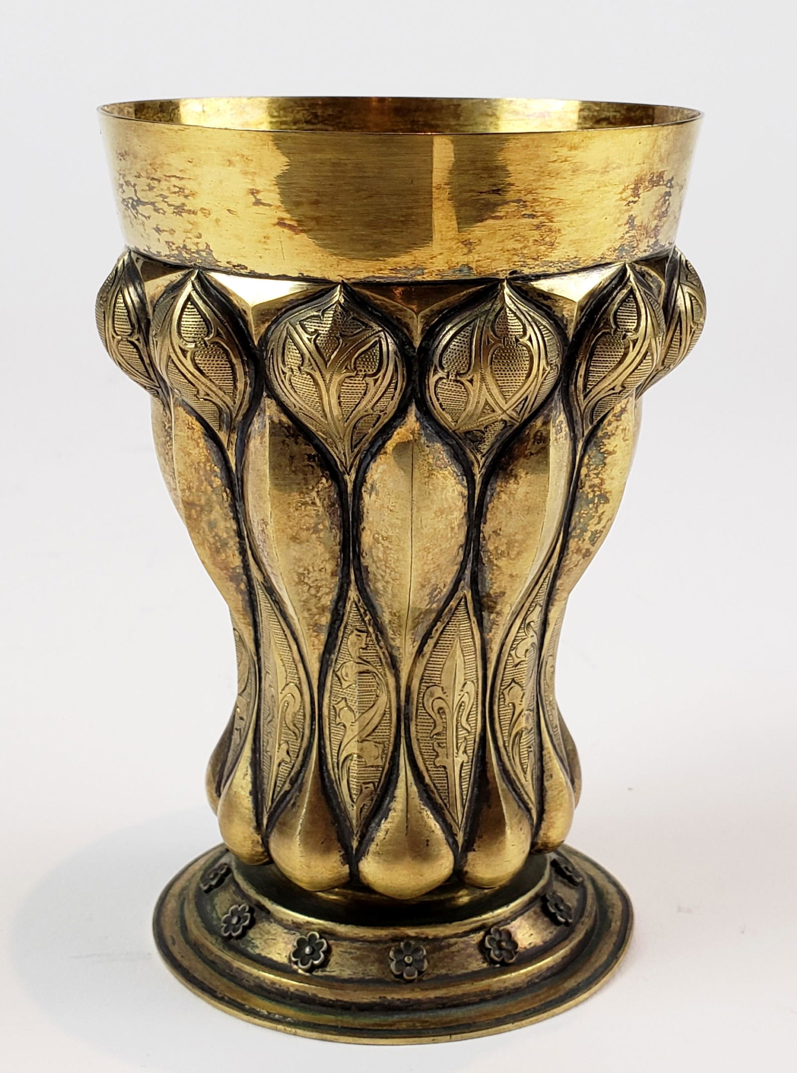 G. Hermeling 800 Silver Gilt Cup, C. 1900 (1 of 5)