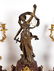 19th C. Aug. Moreau 3 Pc. Figural Bronze & Rouge Marble - 2
