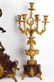 19th C. Aug. Moreau 3 Pc. Figural Bronze & Rouge Marble - 9