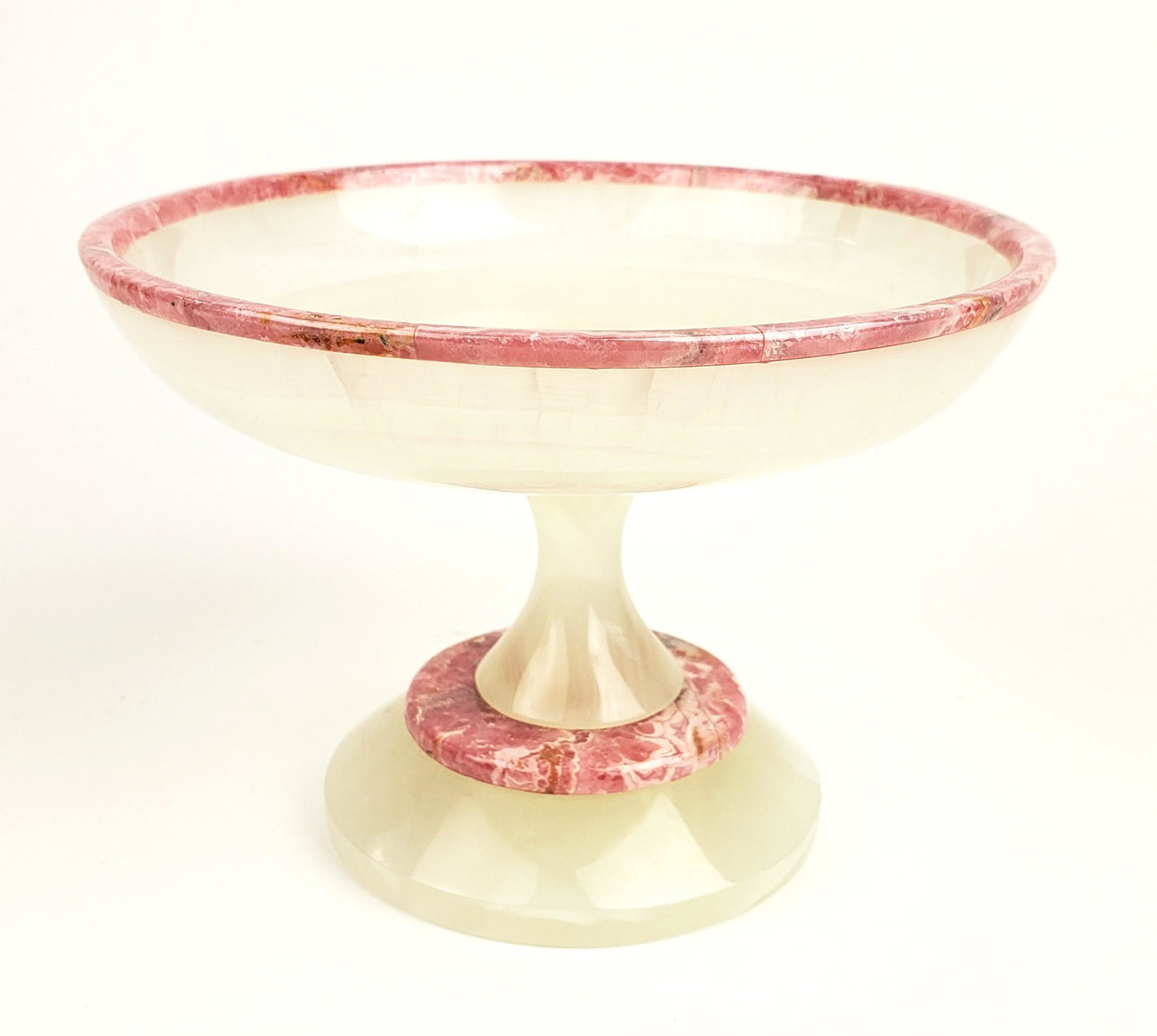 Toll White & Pink Rhodochrosite Tazza (1 of 4)