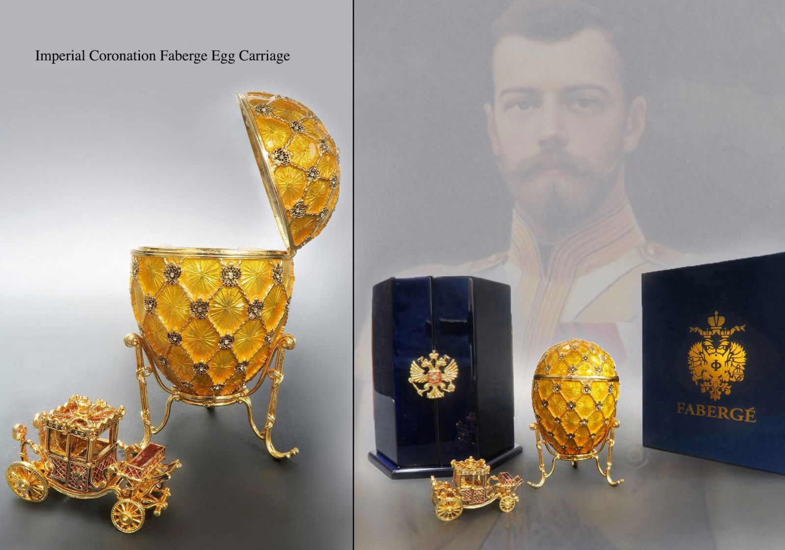Imperial Coronation Faberge Carriage Egg (1 of 6)