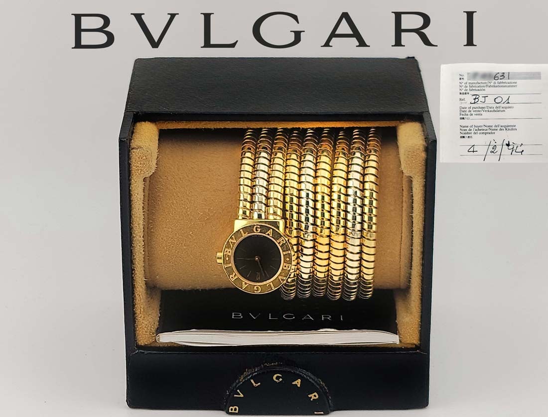 Bulgari Serpenti Tubogas 18K 750 Stamped, 2tone Gold Ladies Vintage Watch (1 of 6)