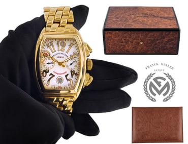 Franck Muller Conquistador Non-King Chronograph Full Gold