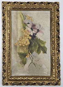 Oil On Board 'Still Life' Painting Signed By Lilly