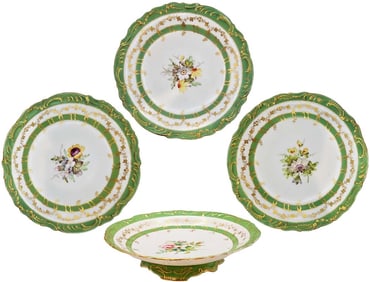 Pair Of 19th C. French Botanical Plates