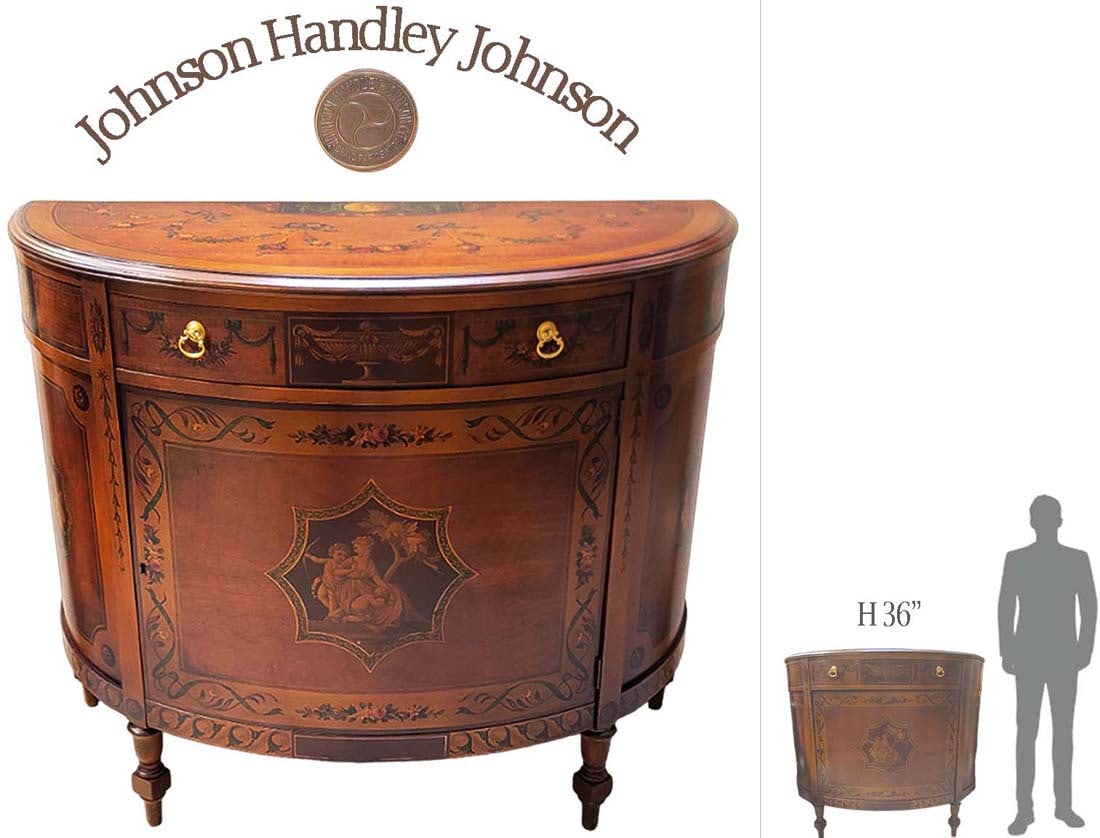 Johnson Handley Adams Commode Console Table Chest: Johnson Handley Adams Commode Console Table Chest. H 36" x W 20" x L 43"