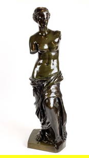 19th C. Bronze Figure of Man Signed Stadelli: 19th C. Bronze Figure of Man Signed Stadelli. Measures H: 33" W: 9"