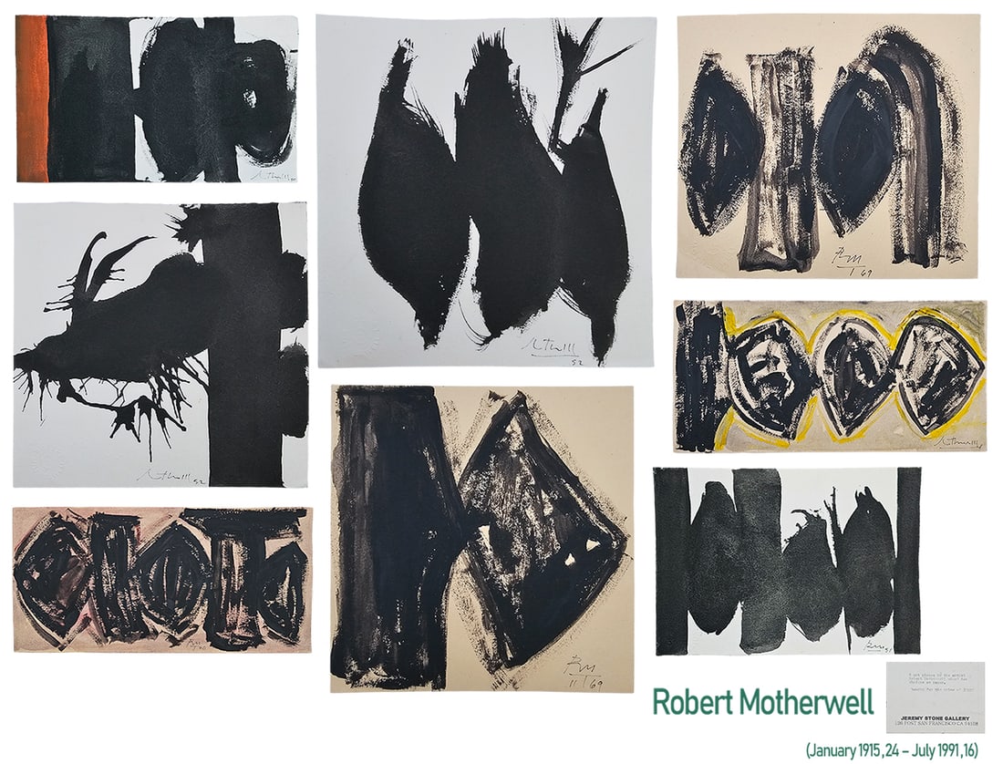 Robert Motherwell (1915 1991), Oil On Canvas