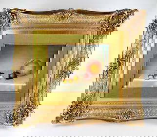 Magnificent Still Life Fruit Oil on Canvas by Teimur Amiry