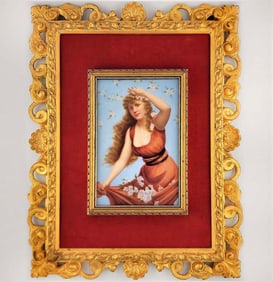 19th C. German Berlin KPM Porcelain Plaque
