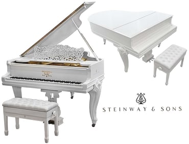 19th Century Baby Grand Piano Steinway, Circa 1896