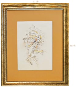 Persian miniature Painting Watercolor & Gouache Signed By Koroush Samadi