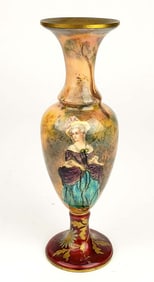 19th C. Viennese Enamel Vase