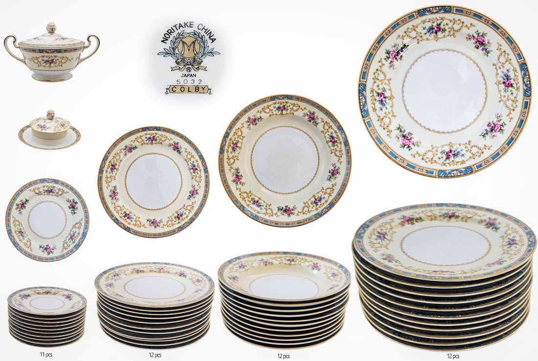 Set of 49 Pieces Colby Noritake Dinner Set (1 of 16)
