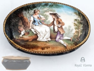 Royal Vienna Porcelain Trinket Box