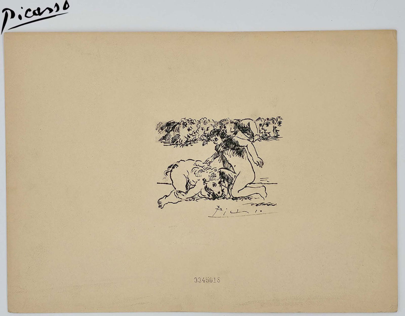 Picasso 'Minotauro Vencldo' Etching Lithography Print, Signed (1 of 5)