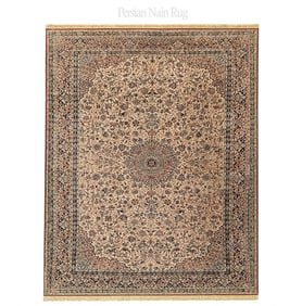Fine Antique Persian Nain Rug