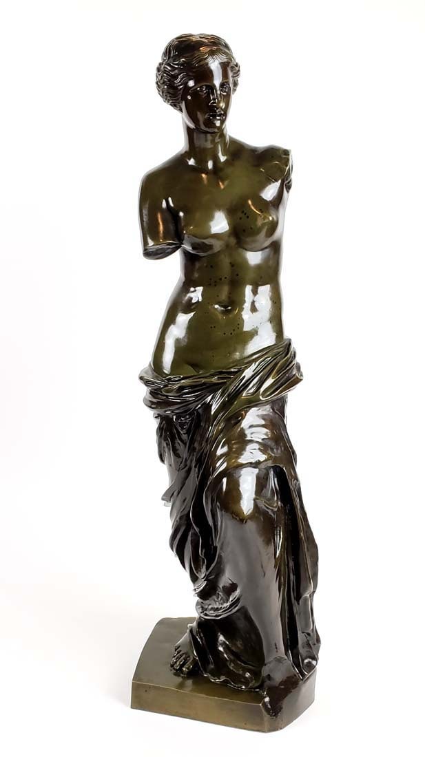 19th C. Bronze Figure of Man Signed Stadelli (1 of 9)