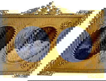 19th C  French Empire Bronze Frame