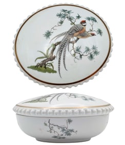 Vintage Rosenthal Pheasant Porcelain Trinket Box