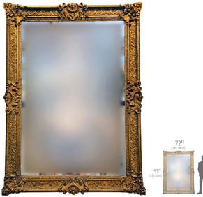 Very Large Early 20th Century French Giltwood Mirror