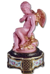Sevres Porcelain Falconet Cupid L'amour Menacant
