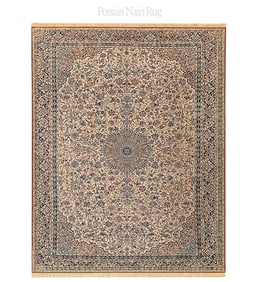 Fine Antique Persian Nain Rug