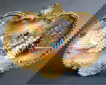 19th Century Large Viennese Enamel Centerpiece