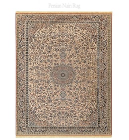 Fine Antique Persian Nain Rug
