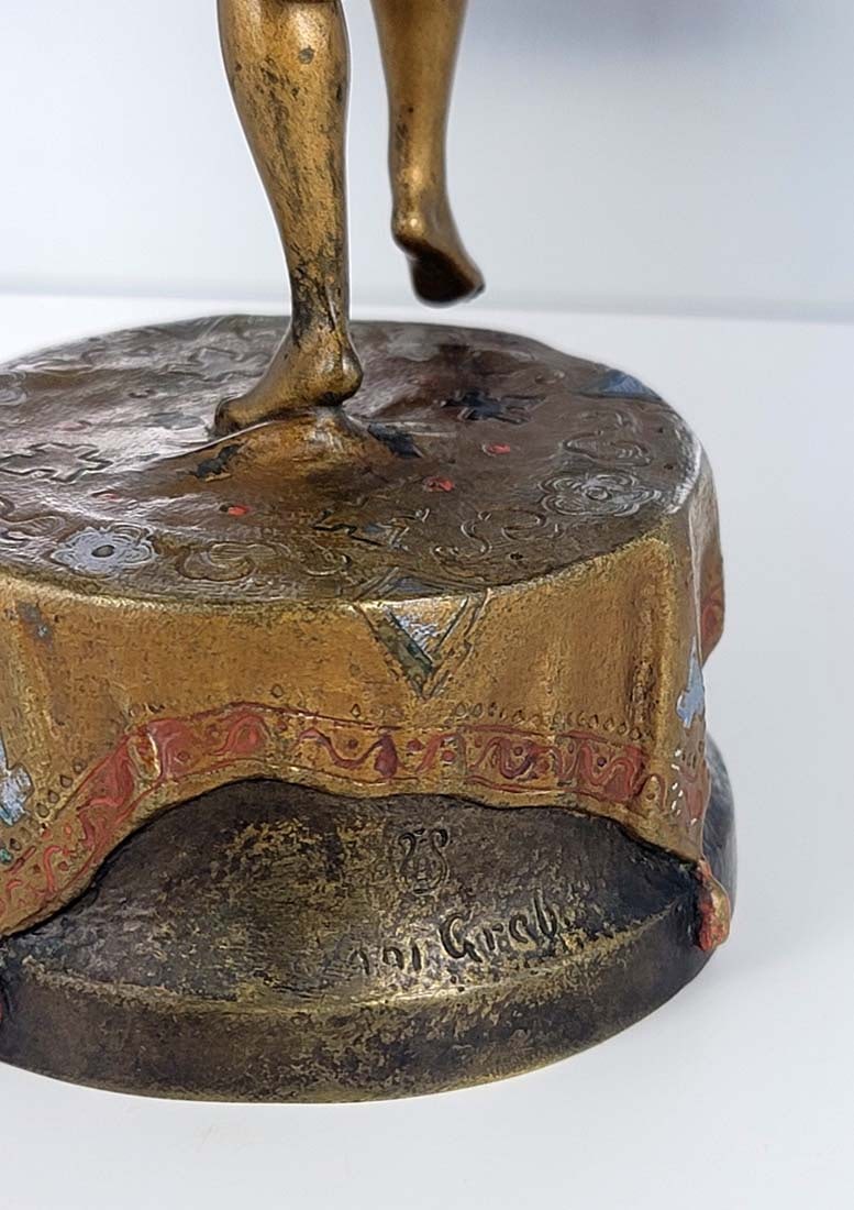 Cold Painted Bronze Bergman Bronze Gypsy Dancer - 2