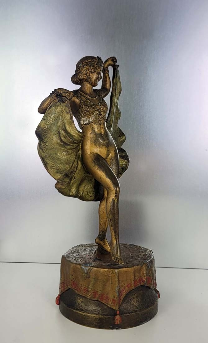 Cold Painted Bronze Bergman Bronze Gypsy Dancer - 7