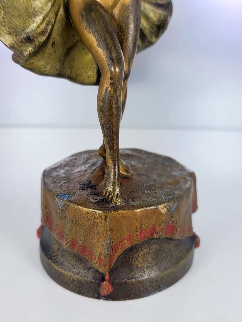 Cold Painted Bronze Bergman Bronze Gypsy Dancer - 8