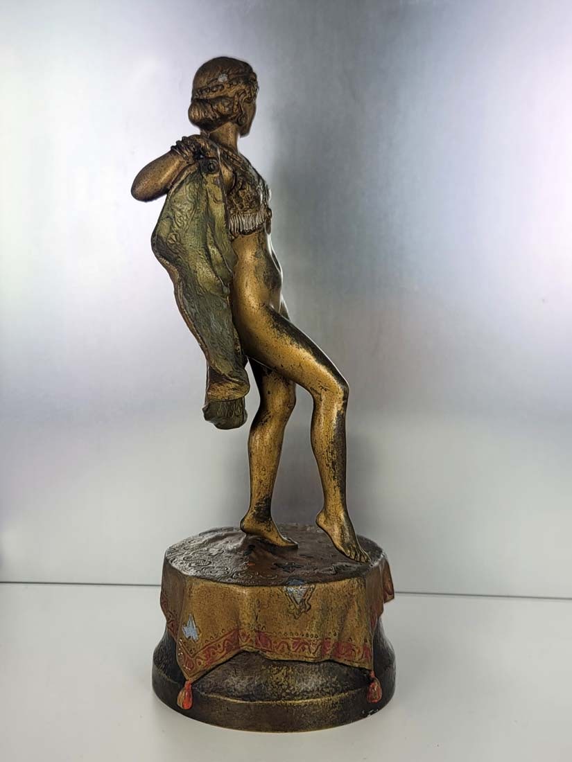 Cold Painted Bronze Bergman Bronze Gypsy Dancer - 9