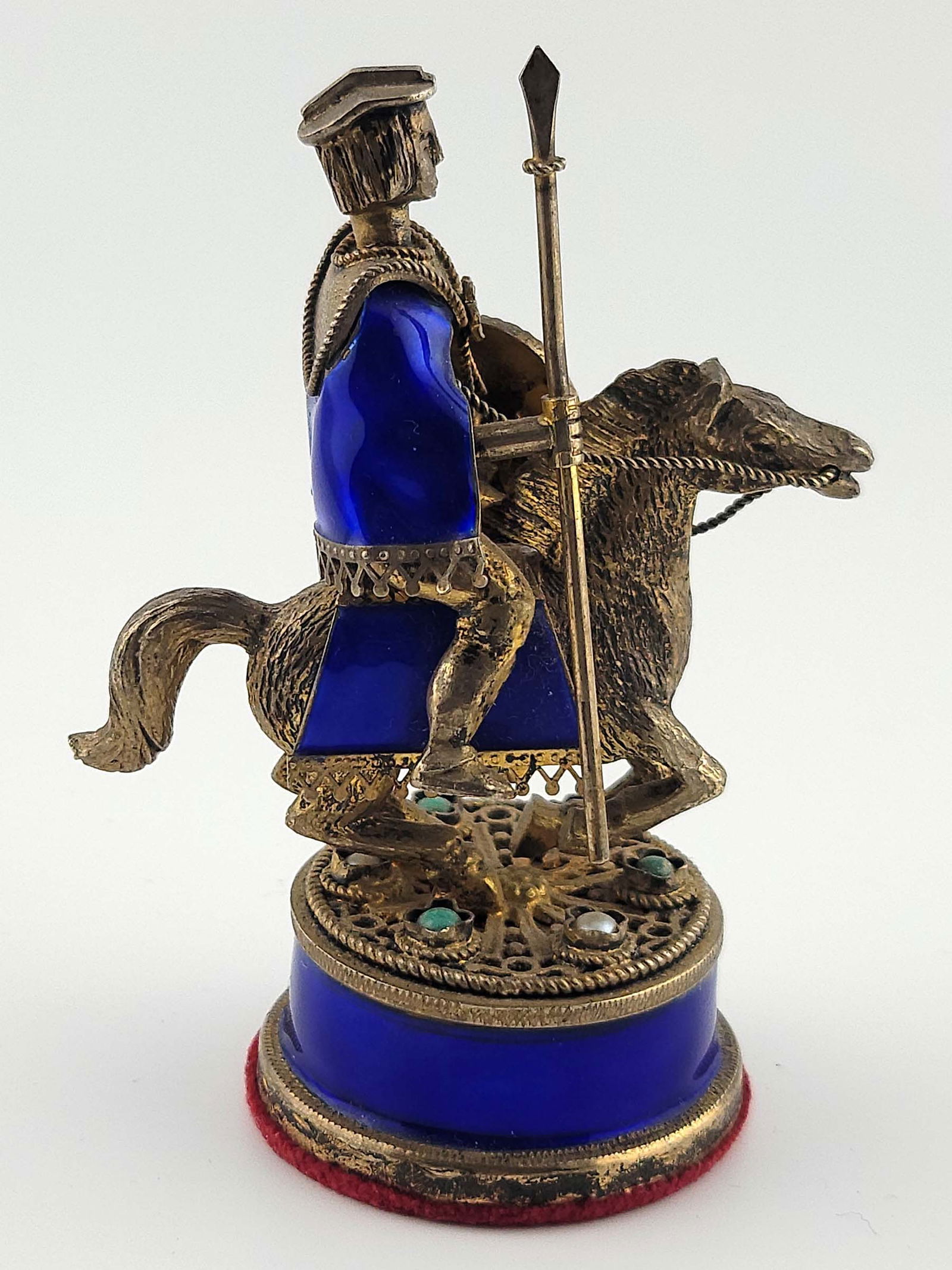 Viennese Silver Enamel Austrian Chess Set - 17