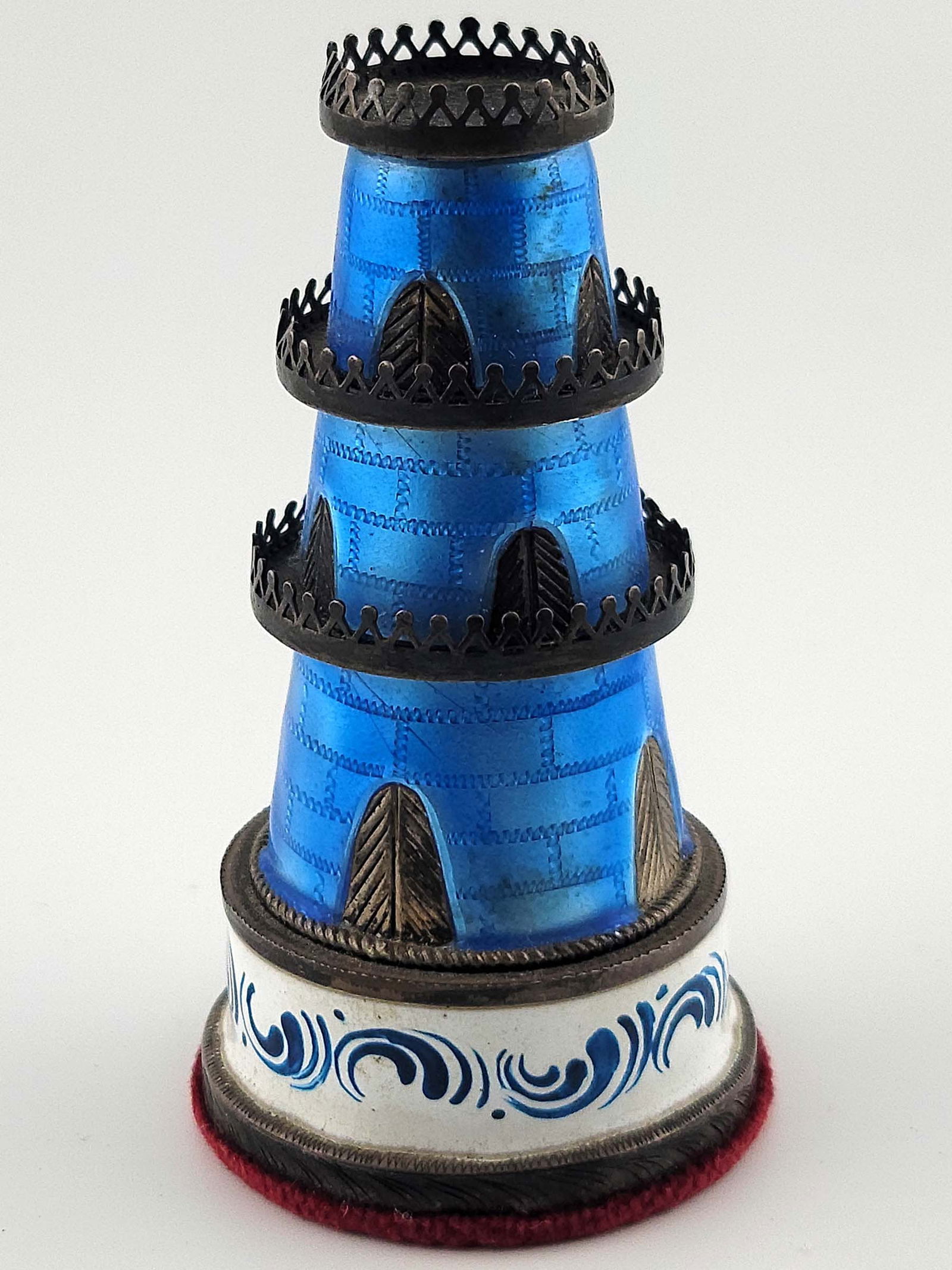 Viennese Silver Enamel Austrian Chess Set - 8