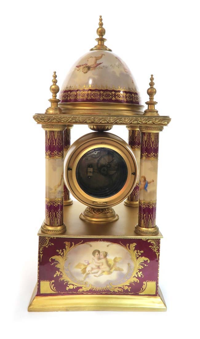 Large 19th C. Royal Vienna Austrian Clock - 3