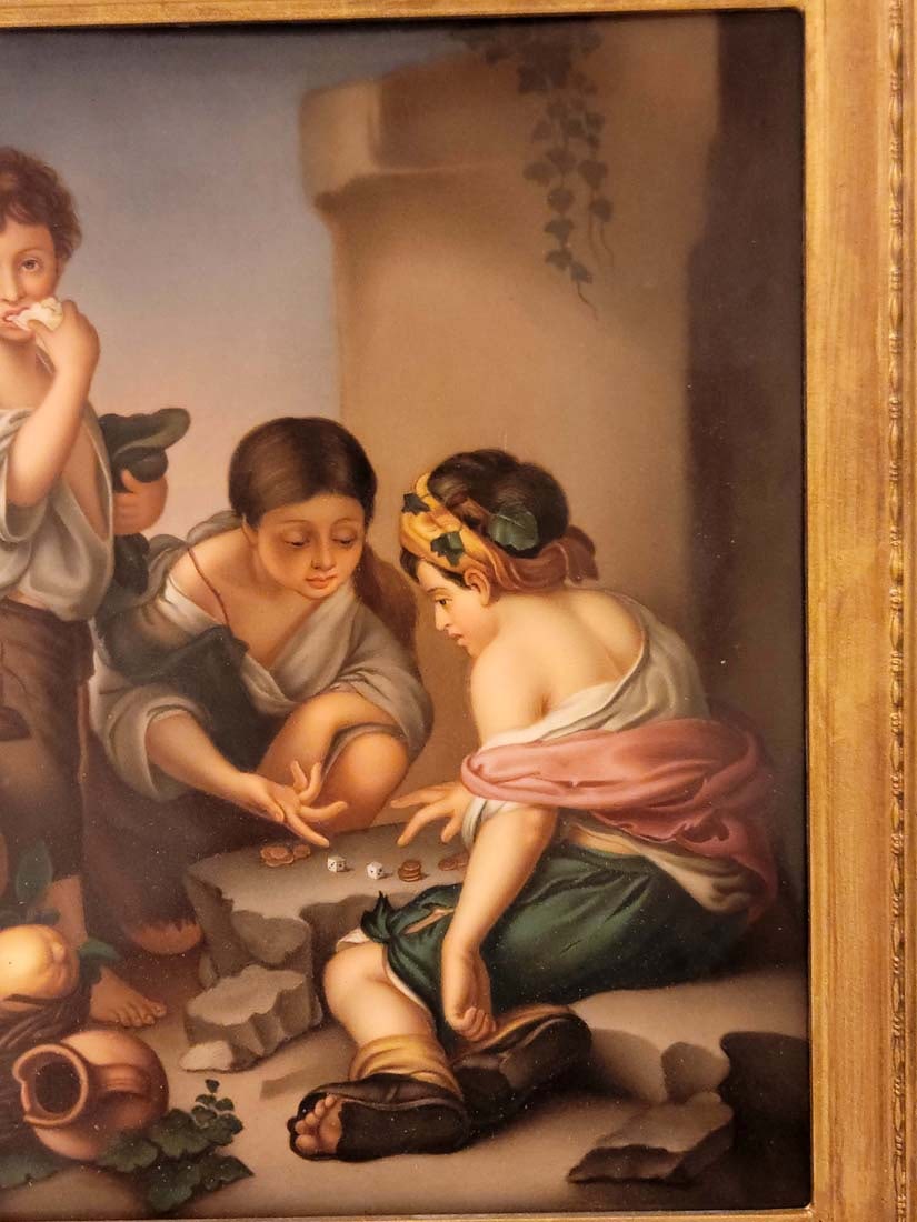 Framed 19th C. Berlin KPM plaque - 4