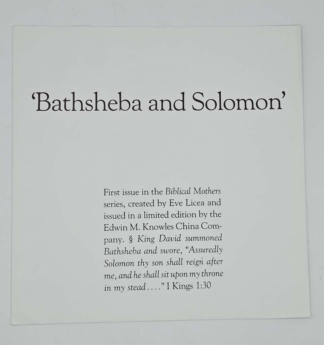 Edwin Knowles Collectors Plates, Numbered - 15