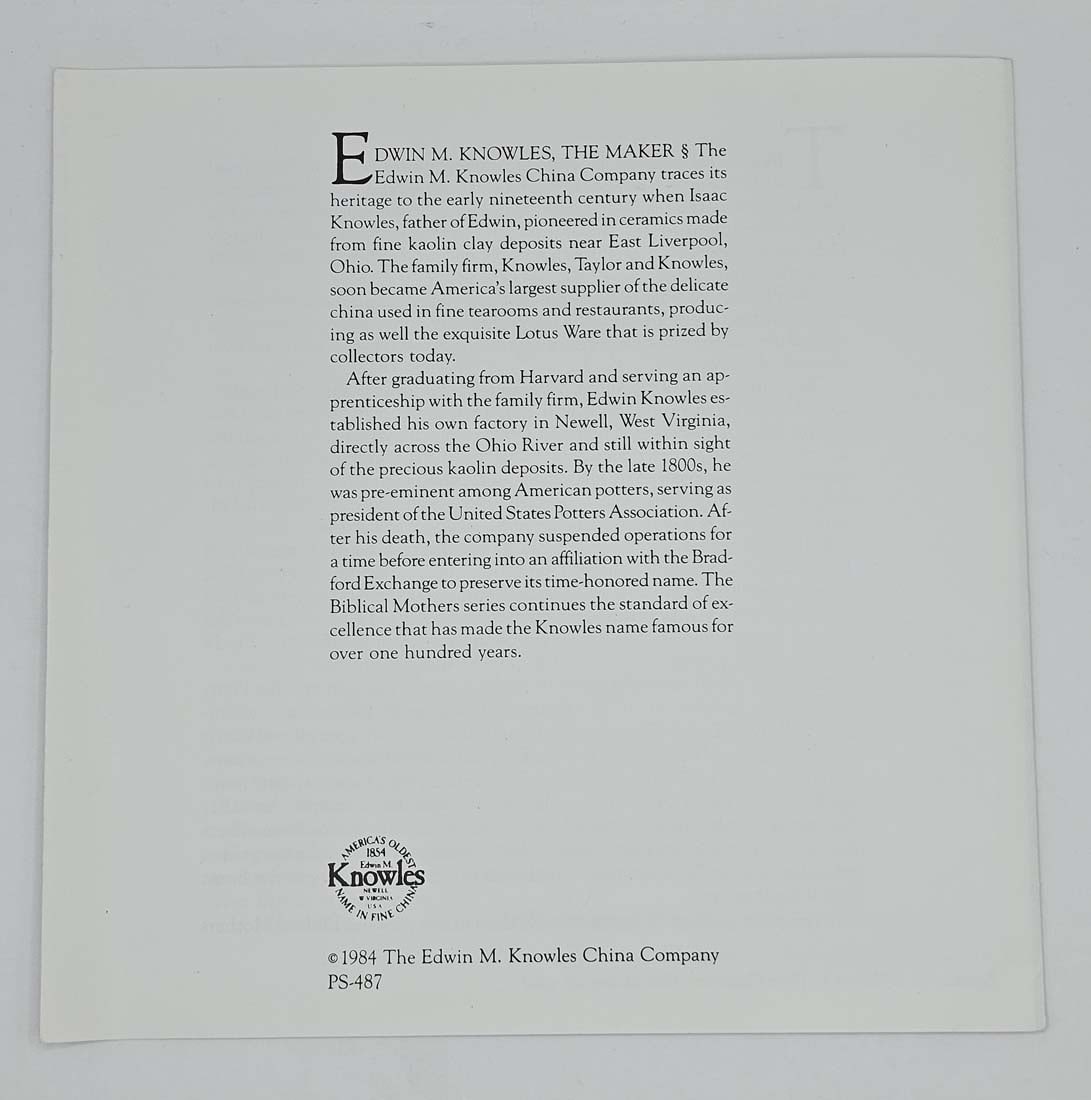 Edwin Knowles Collectors Plates, Numbered - 8