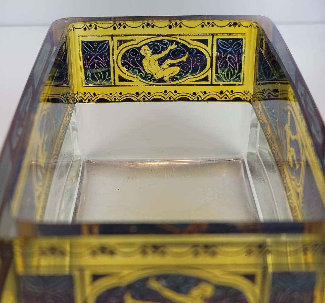 19th C. Crystal Moser Box - 11