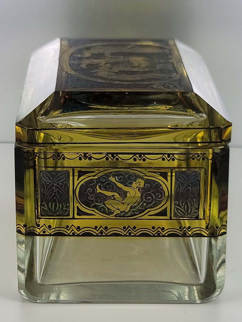 19th C. Crystal Moser Box - 8
