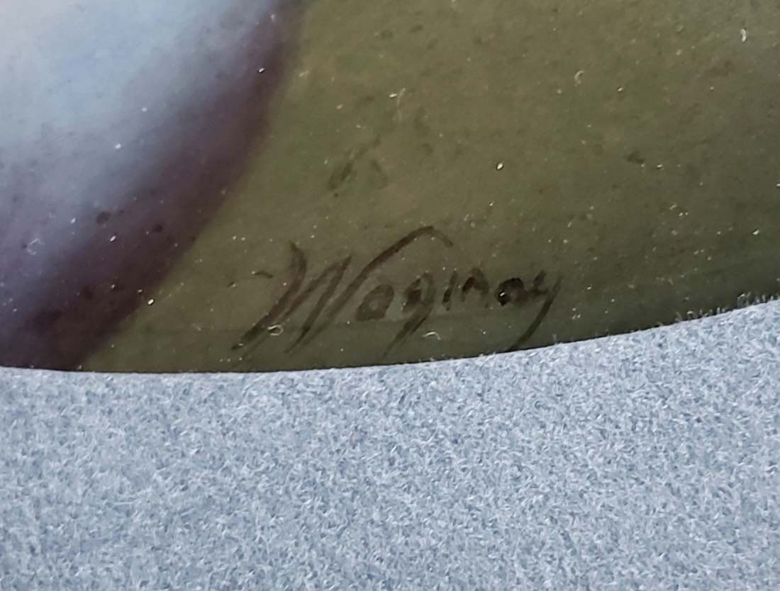 19th C. KPM Oval Plaque Signed Wagner - 5