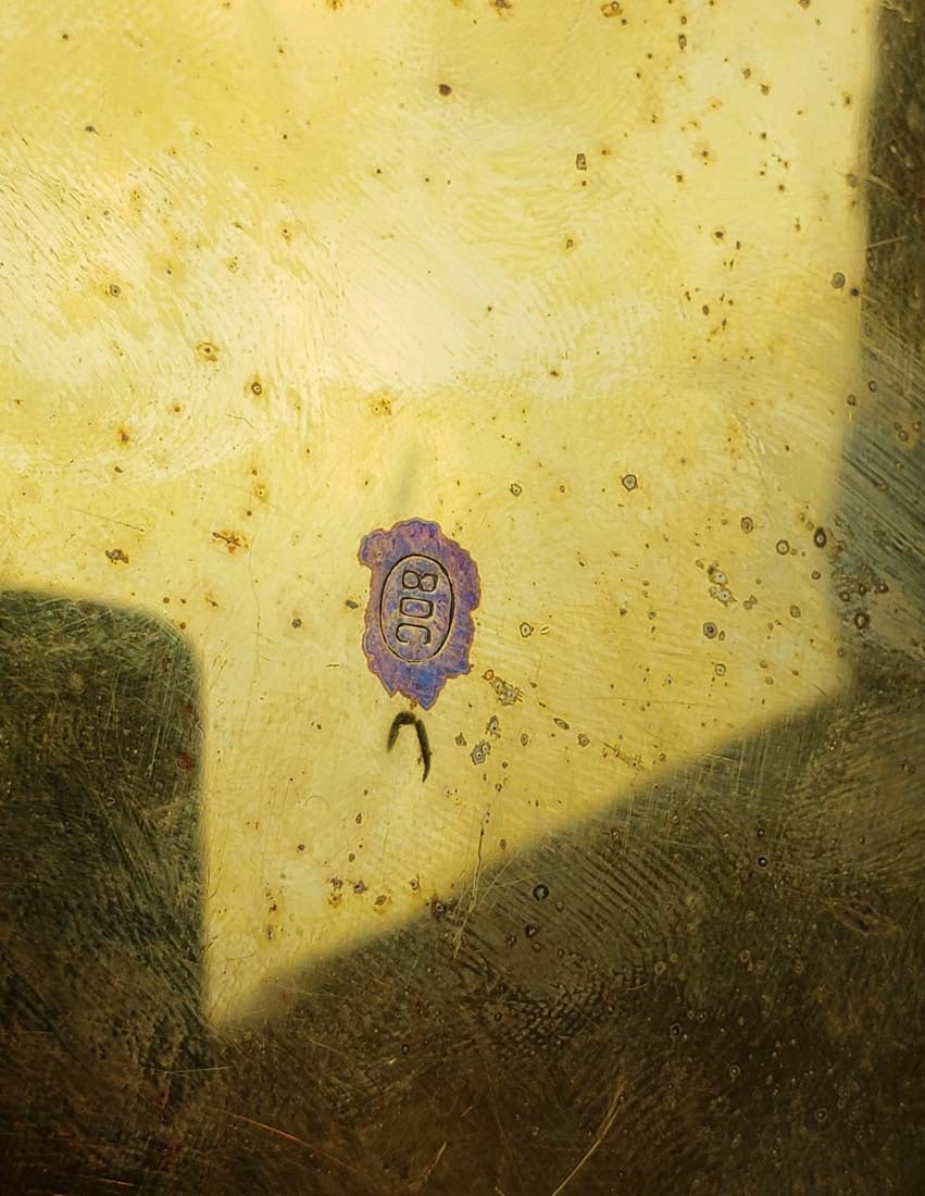 18th C. Gilt 800 Silver Austrian Box - 7