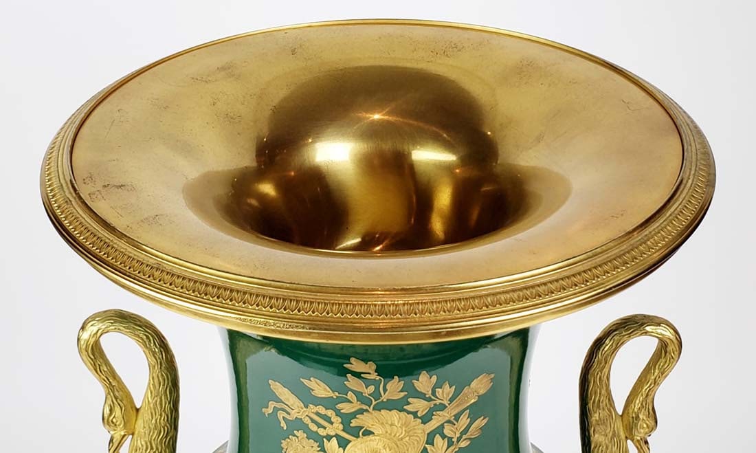 Magnificent Large Pair of 19th C. Sevres Porcelain Urns - 13