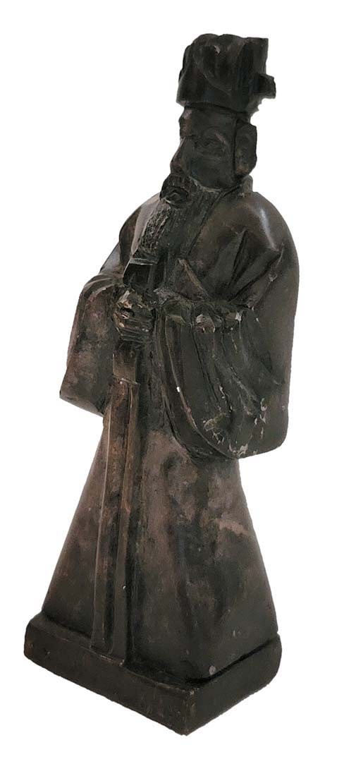 Wooden Vintage Chinese Carved Statue (1 of 4)