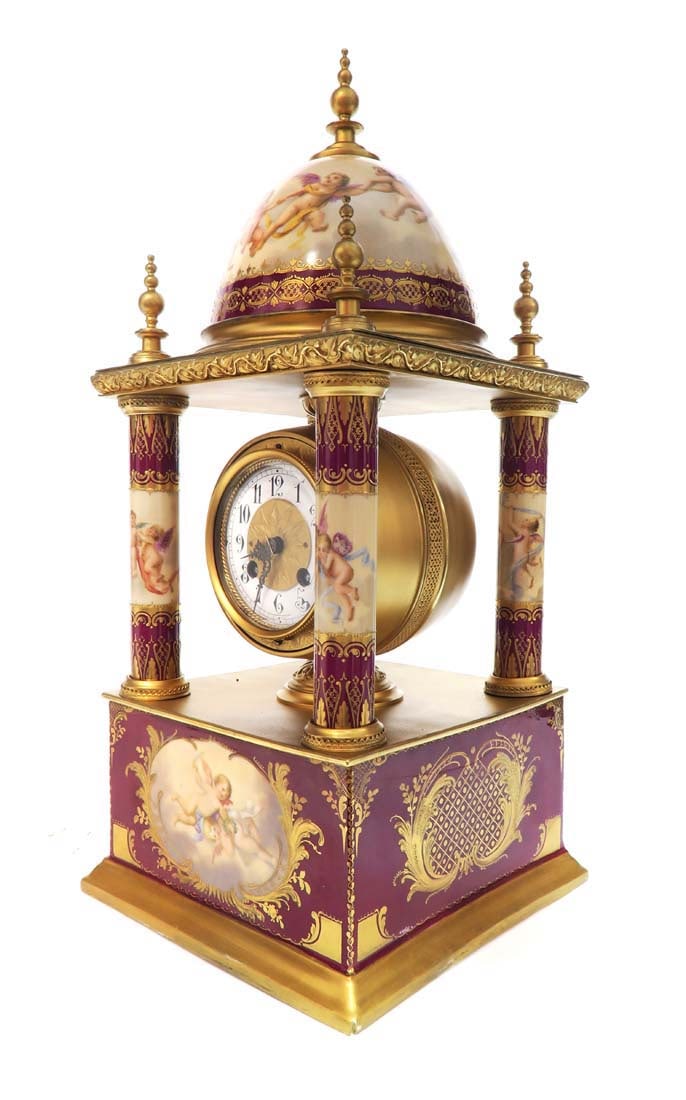 Large 19th C. Royal Vienna Austrian Clock - 5