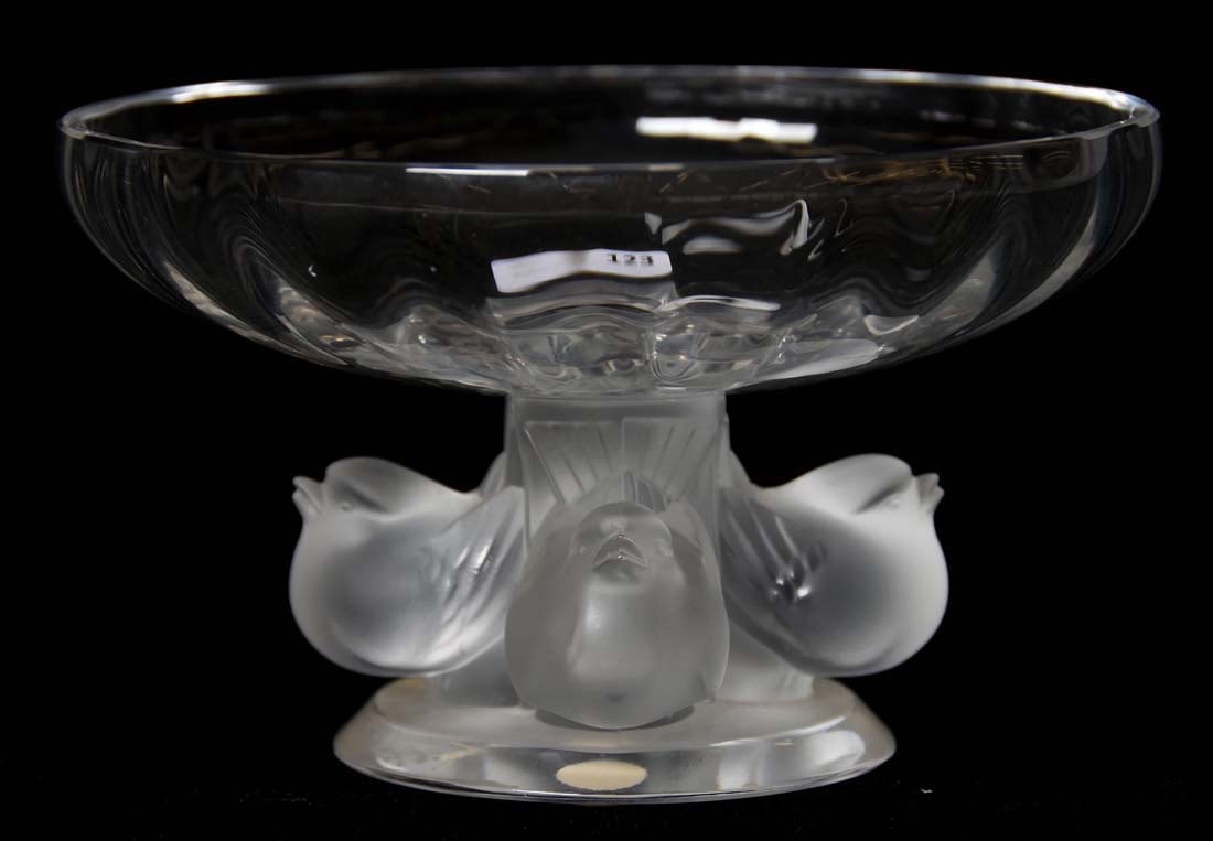 Lalique Crystal Figural Compote (1 of 2)