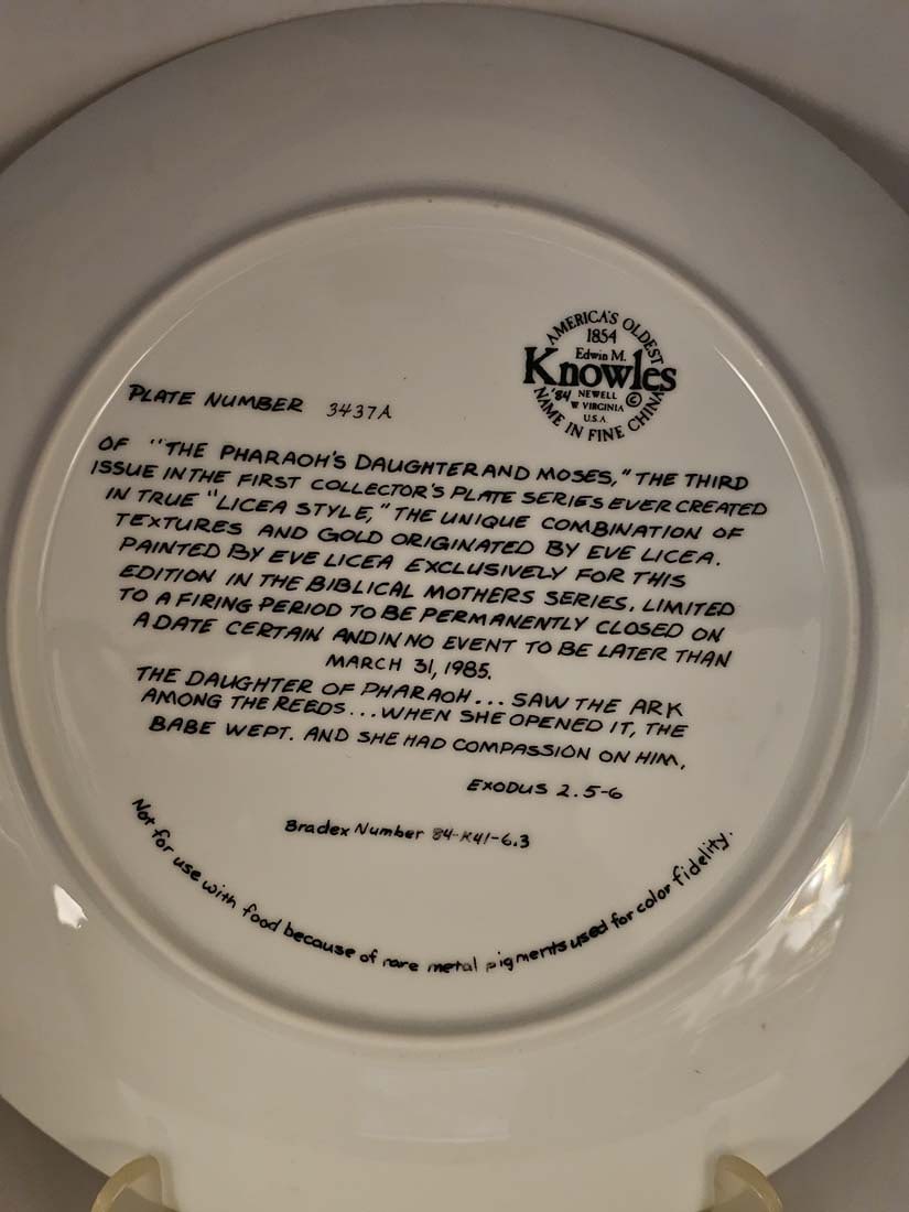 Edwin Knowles Collectors Plates, Numbered - 19