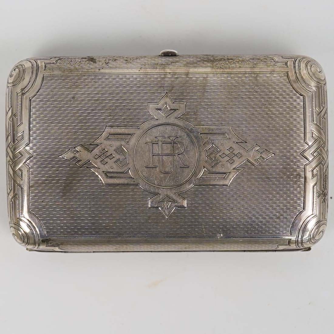 A Russian 84 Silver Cigarette Box - 3