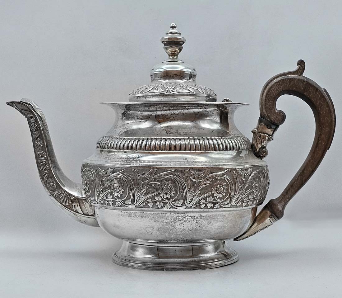 Large, Heavy Late 19th C. Tiffany & Co. Sterling Silver (8,260g) Six-Pieces Tea Set - 19